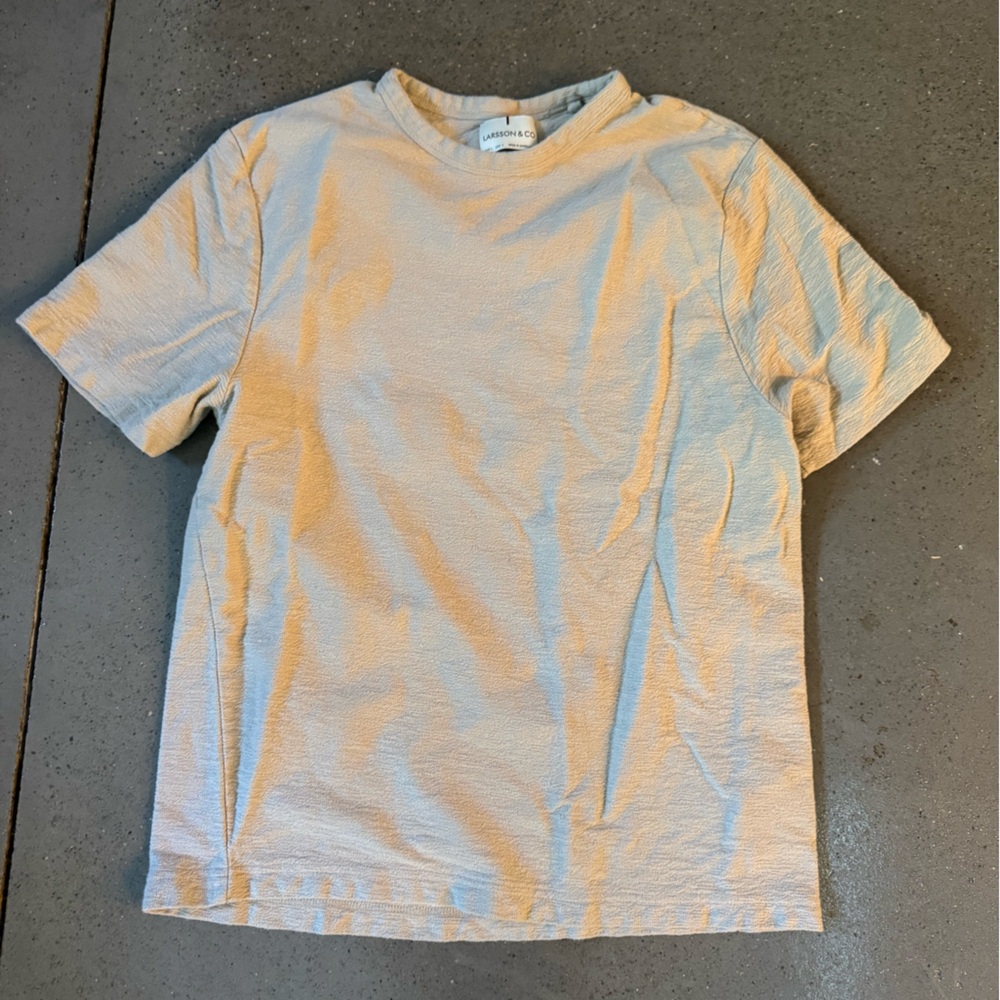 Larsson & Co Light Beige Short Sleeve Tee